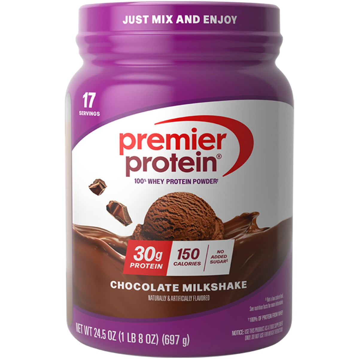Premier Protein Indulgence 30g Protein Powder, Salted Caramel, 17 Servings