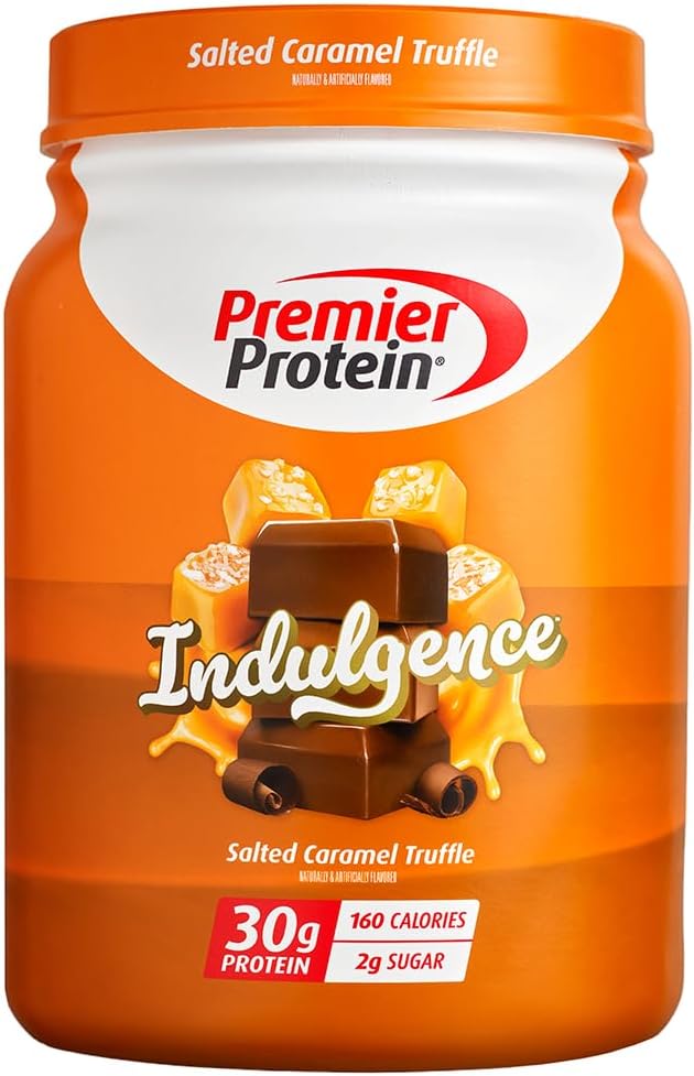 Premier Protein Indulgence 30g Protein Powder, Salted Caramel, 17 Servings