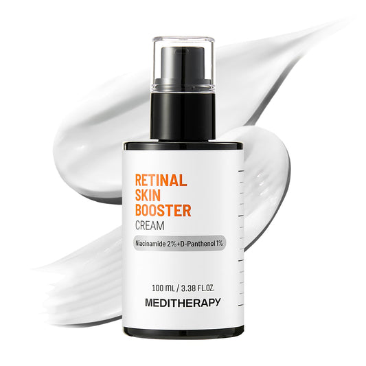 MEDITHERAPY Retinal Skin Booster Cream – Lightweight Texture Care Cream for Face & Body, Korean Skincare Moisturizing Cream, 3.38 fl. oz.