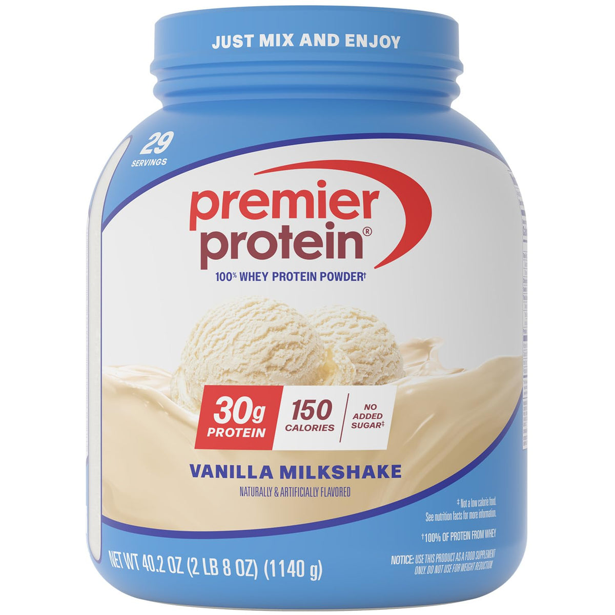 Premier Protein Indulgence 30g Protein Powder, Salted Caramel, 17 Servings