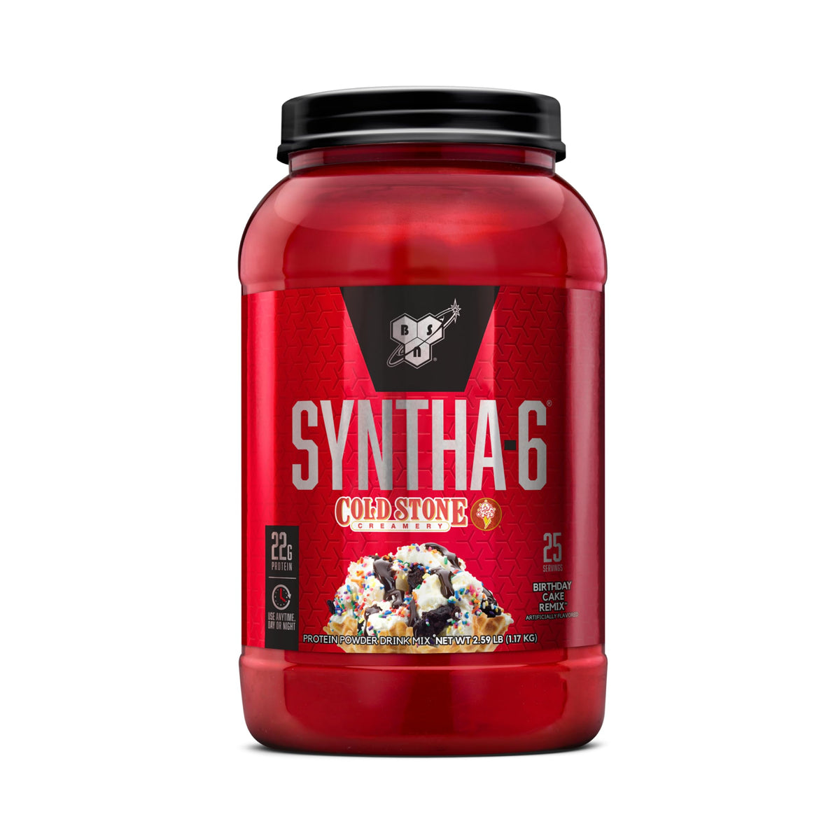 BSN SYNTHA-6 Premium Protein Powder, 6g Fiber, Whey Isolate, 48 Servings