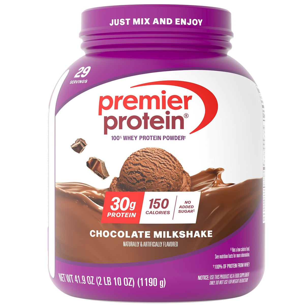 Premier Protein Indulgence 30g Protein Powder, Salted Caramel, 17 Servings