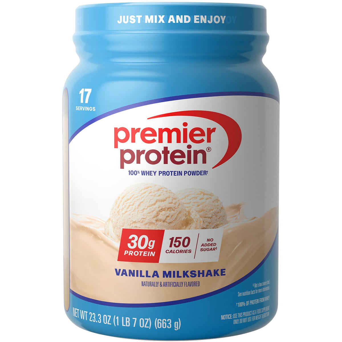 Premier Protein Indulgence 30g Protein Powder, Salted Caramel, 17 Servings