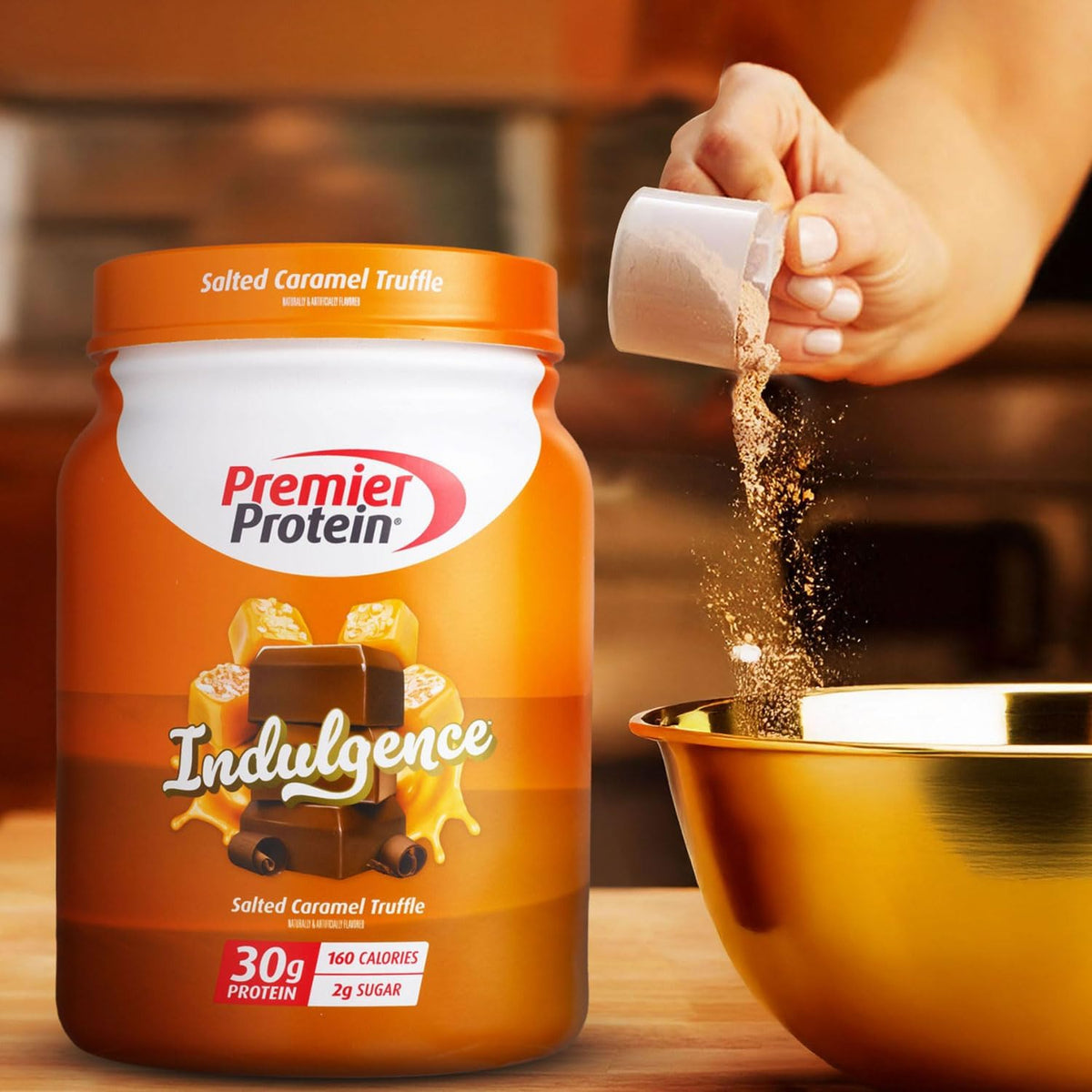 Premier Protein Indulgence 30g Protein Powder, Salted Caramel, 17 Servings