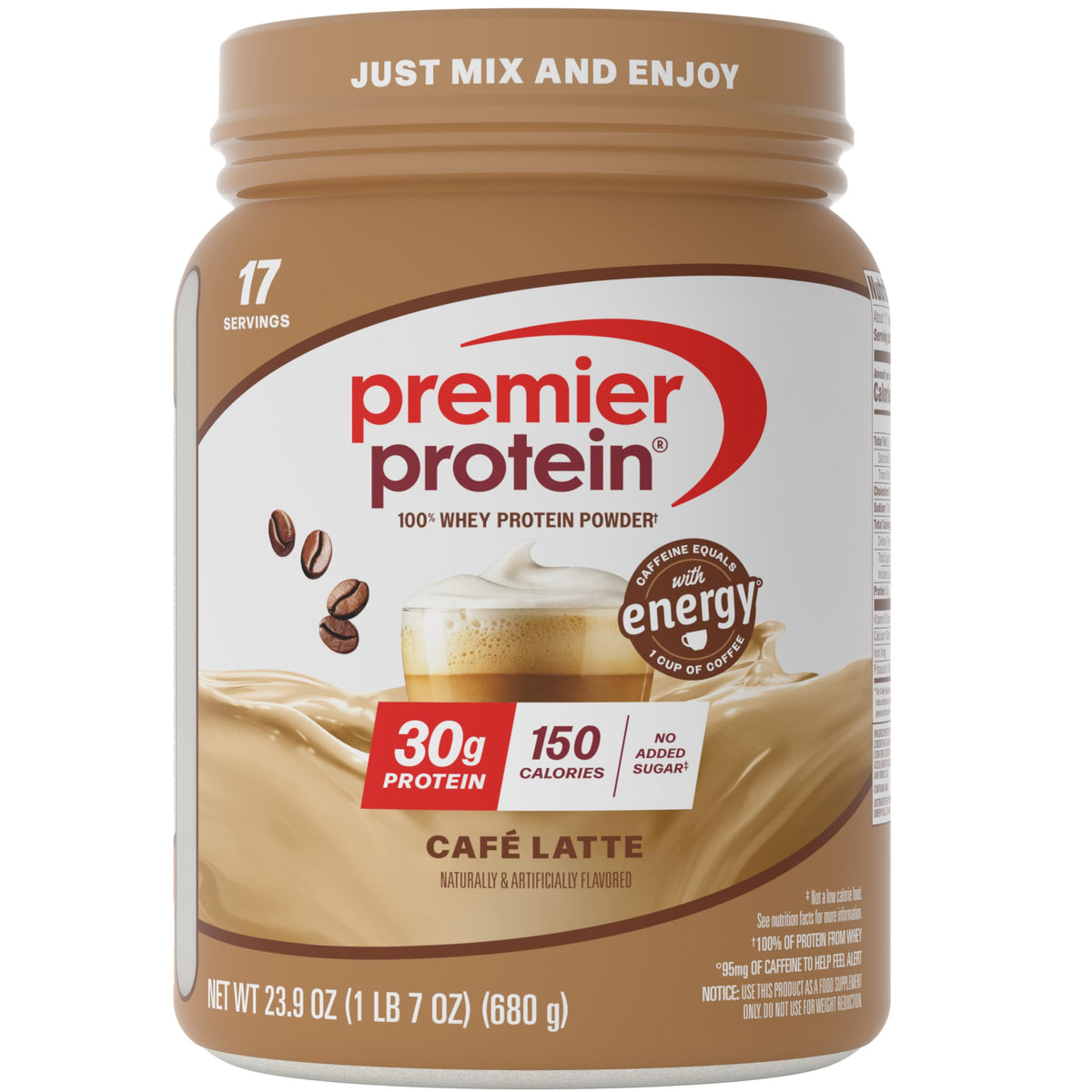 Premier Protein Indulgence 30g Protein Powder, Salted Caramel, 17 Servings