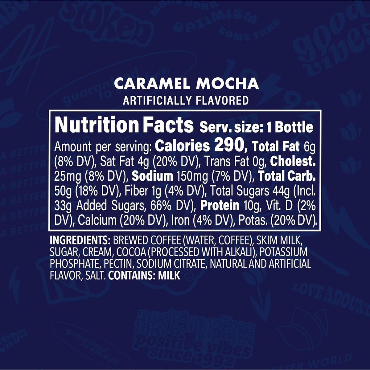 Dutch Bros Caramel Mocha Iced Latte, 13.7 Fl Oz Bottles (Pack of 12)